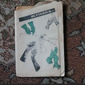 Vintage Butterick Glove Sewing Pattern